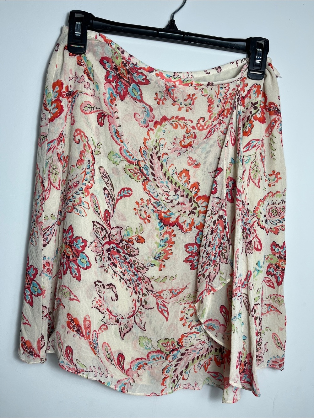 Ann Taylor Floral Paisley A-Line Skirt – Size 6P